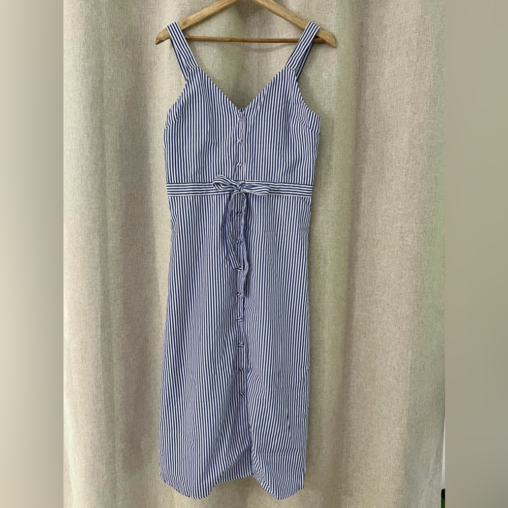 NWT Striped midi dress
